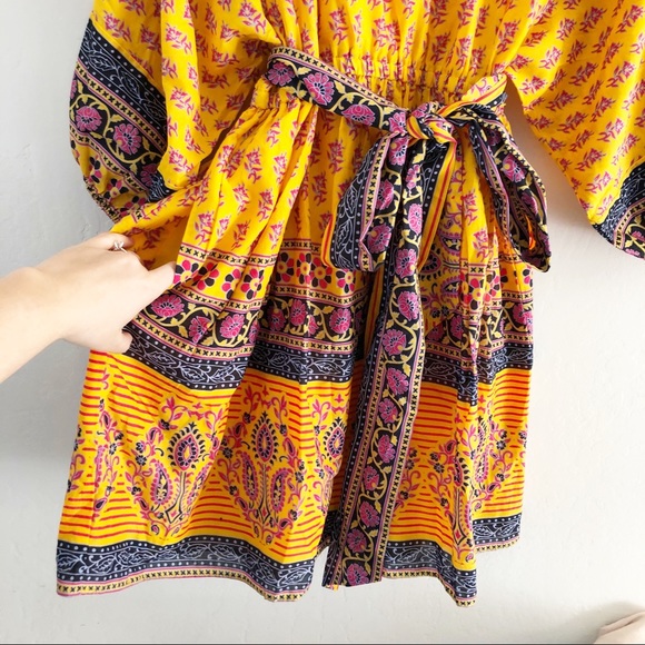 J Crew dolman sleeve mini dress sunny block print - Picture 11 of 15